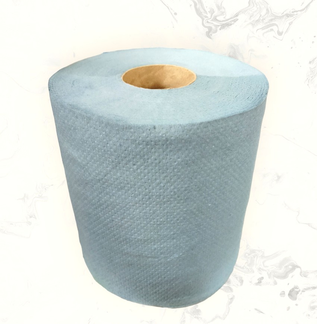 Рушник паперовий Хосен Джамбо на втулці, сіро-зелений 100м